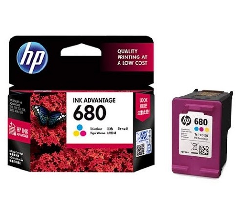 BRAND NEW HP 680 TRI-COLOR ORIGINAL INK ADVANTAGE CARTR