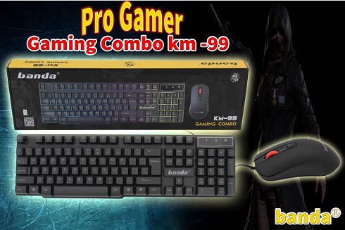 BRAND NEW  GAMING KEYBOARD AND MOUSE COMBO KM-99