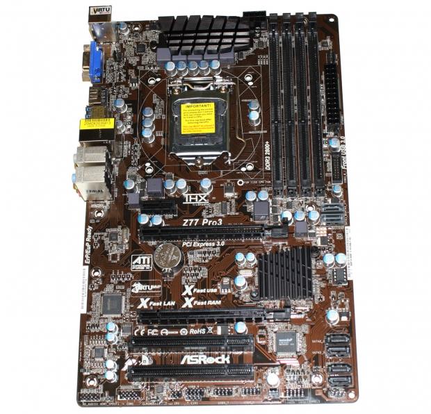 USED H 77 DDR 3 ON BOARD MOTHERBOARD 
